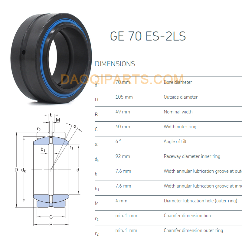 GE70ES-2LS bearing